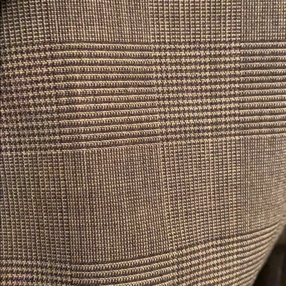 Gray plaid peplum jacket - Picture 3 of 6